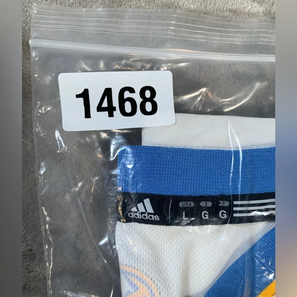 Adidas Denver Nuggets Jersey Youth Large White Carmelo Anthony #15‎